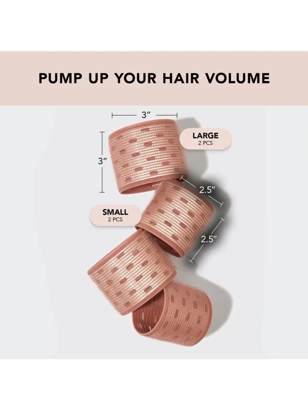 3 boxes -12 total rollars. Kitsch XL Thermal Rollers in Rose